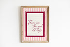 These are the good old days wall art Pink Vintage Art Print