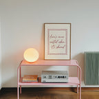 Love's Never Pink Art Print